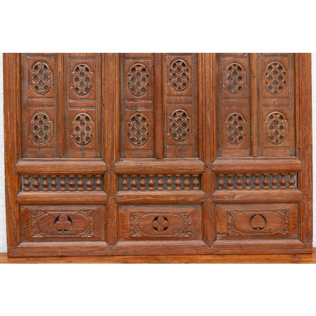 19th Century Rajasthan Lattice Carved Window Palace For Sale In Los Angeles - Image 6 of 11