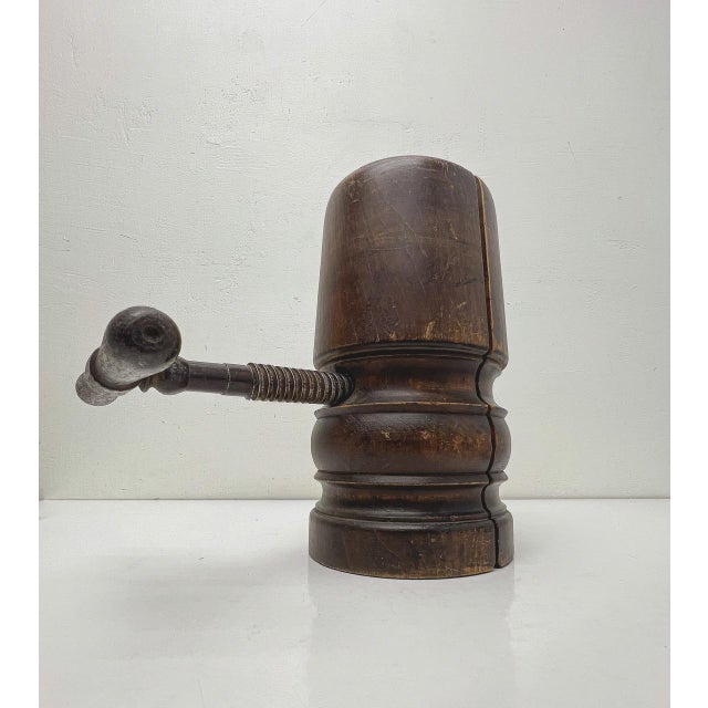 Early 20th Century Milliners Wooden Hat Stretcher, 1890s For Sale - Image 10 of 11