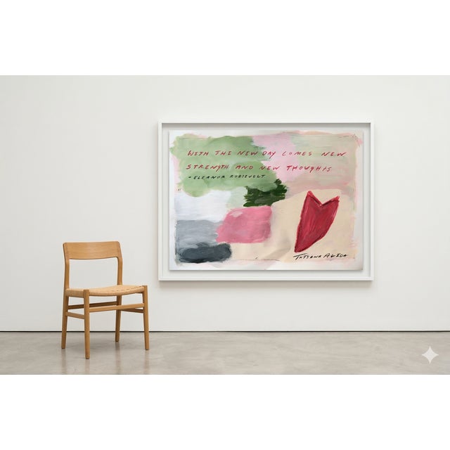 Paint Each New Day Brings Fresh Ideas and Strengths by Tatiana Alida - Limited Edition A2 Print For Sale - Image 7 of 8