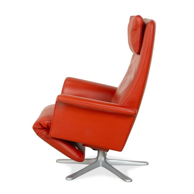 Filou Leather Lounge Chair from FSM For Sale - Image 14 of 15