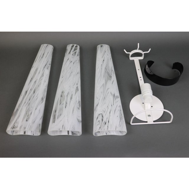 Federica Marangoni "Variegato" Murano Glass Wall Lamp, Mid-Century Modern For Sale - Image 10 of 12