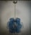 Blue Murano Aqua Blu Glass Chandeliers and Pendant in the style of Fontana Arte, 1990s For Sale - Image 8 of 10