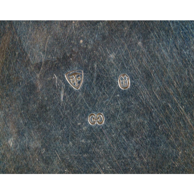 1920s Vintage Danish Art Nouveau Silverplate Vase by Carl M. Cohr, 1920s For Sale - Image 5 of 6