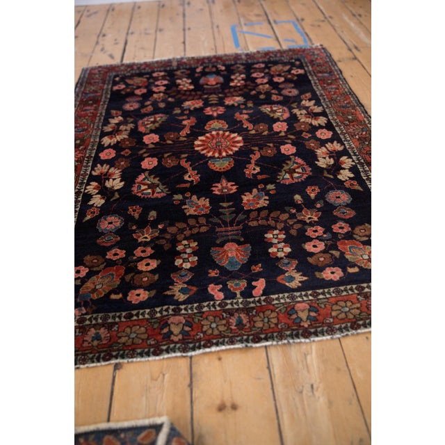 Traditional Antique Mohajeran Sarouk Rug - 3'5" x 4'10" For Sale - Image 3 of 10