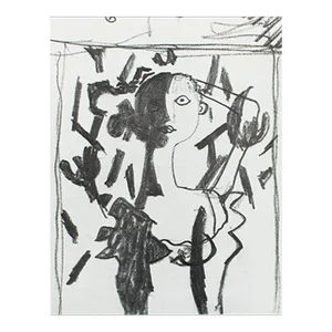 1987 After Georges Braque for Verve "Sketch From Notebook", Second Edition Print