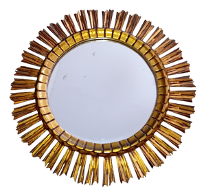 Gilt Wood Sun Mirror, 1955