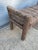 1990's Upholstered Patterned Fabric Bench For Sale - Image 10 of 10