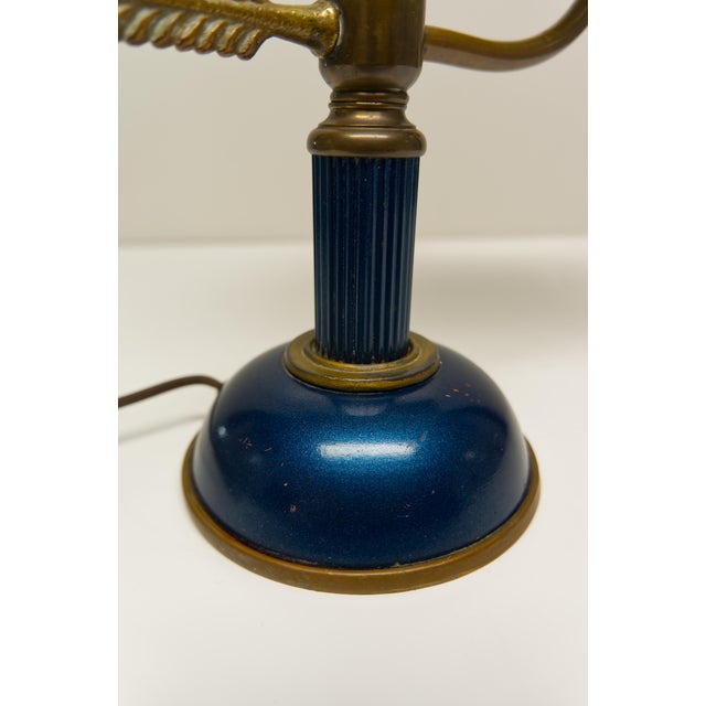 Early 20th Century French Bouillotte-Style Tole Table Lamp For Sale - Image 11 of 11