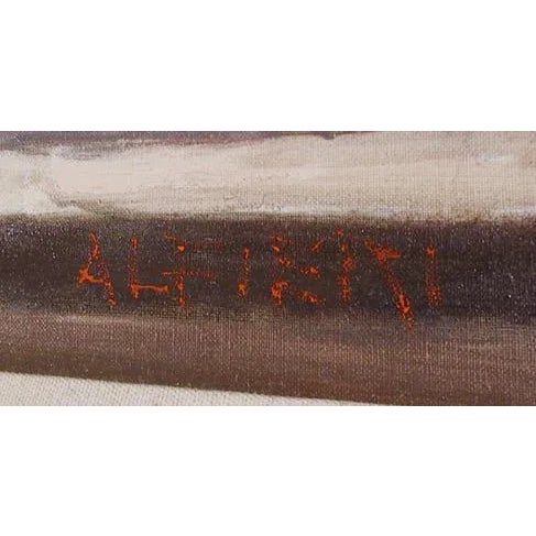 Artist: Philippe Alfieri, Italian/American (1921 - 2009) Title: Chez Vito Year: 1970 Medium: Oil on Canvas, signed l.r....