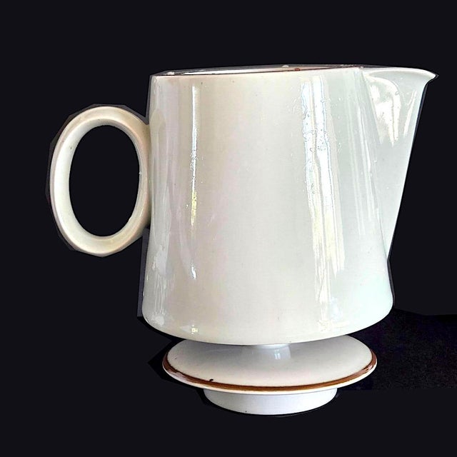 Ceramic 1960s Dansk Brown Mist Set With Coffee Pot, Bowls, Saucers - 18 Pieces For Sale - Image 7 of 16