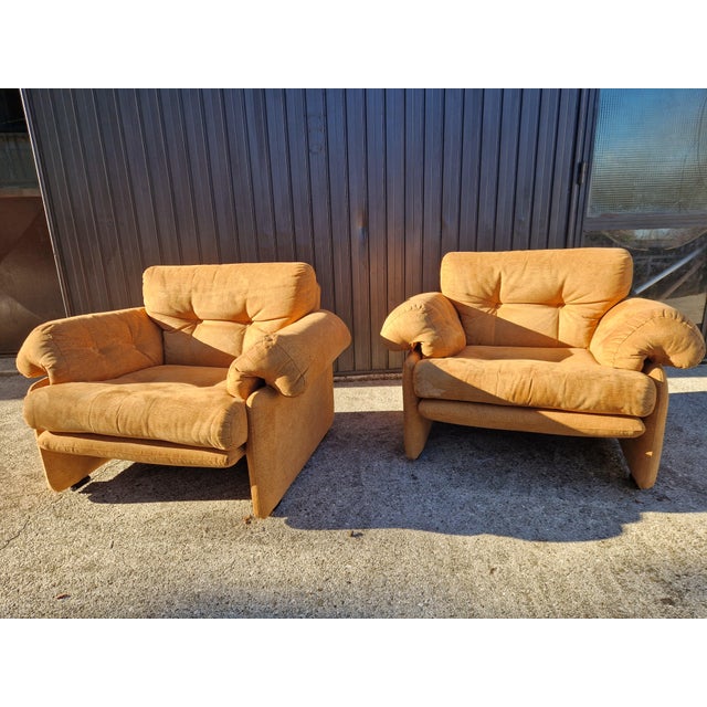 Coronado Armchairs attributed to Afra & Tobia Scarpa for B&B Italia, 1970s, Set of 2 For Sale - Image 14 of 14