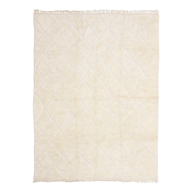 Large Hand-Knotted Wool Premium Rug by Azele Studio For Sale