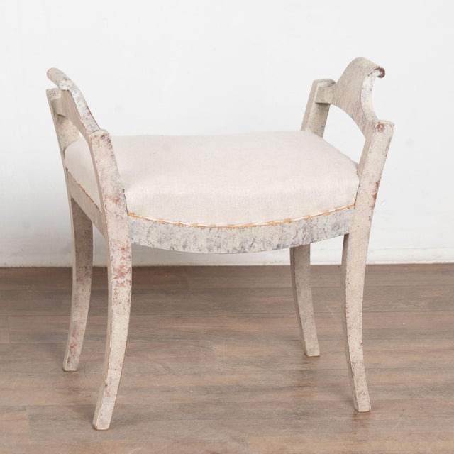 Pair, 20th Century Swedish Gustavian Style Tabouret Stools For Sale - Image 4 of 11