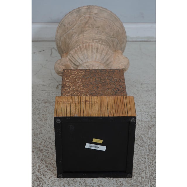 Maitland Smith Italian Planter Urn on Pedestal Base For Sale - Image 11 of 12