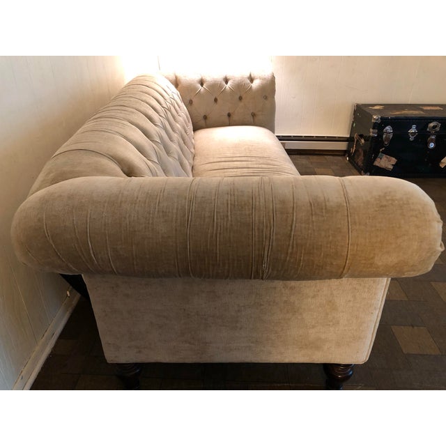 Mitchell Gold + Bob Williams Contemporary Modern Chesterfield Sofa For Sale - Image 4 of 6