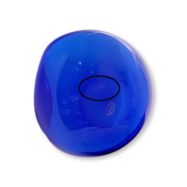 Elsa Peretti & Tiffany & Co. Vintage Elsa Peretti for Tiffany & Co. Italian Murano Bowl For Sale - Image 4 of 6