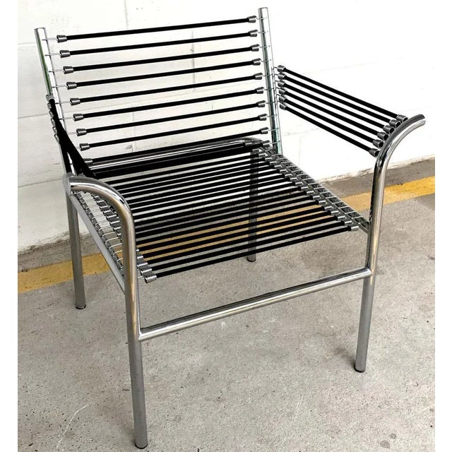 Modern Late 20th Century Modern Bungee Armchair For Sale - Image 3 of 10