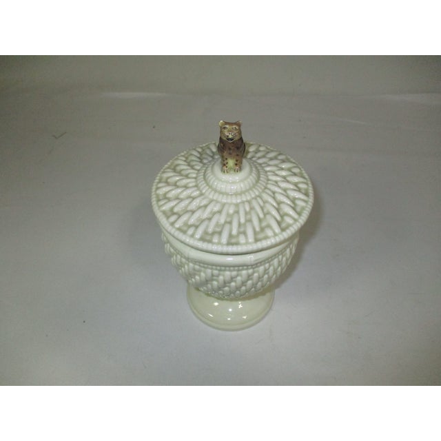Raymond Waites Empire Porcelain Sugar and Creamer For Sale - Image 4 of 9