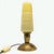 Goldenrod Postmodern Bedside Lamp in Brass and Glass, Poland, 1970s For Sale - Image 8 of 8
