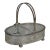 Antique Victorian Meriden Britannia Sterling Silver Divided Basket Dish Compote For Sale