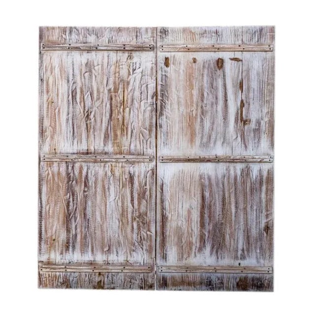 Celebrate artisan craftsmanship with this exquisite hand-carved vintage wooden door, featuring the holistic Tree of Life...