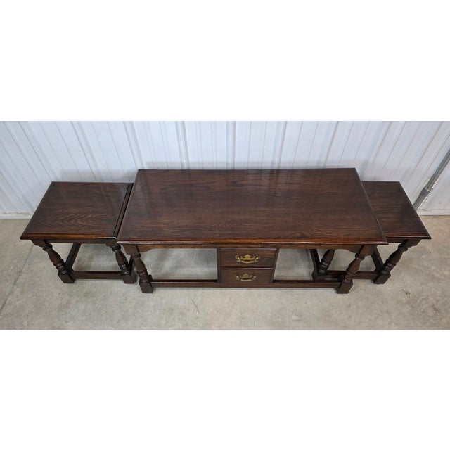 English Vintage Rare 1970's Pennsylvania House 7 Piece Bedroom Set Queen Size Bed Wow For Sale - Image 3 of 18