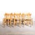 Farmhouse French Blonde Dining Chairs, 1950s, Set of 12 For Sale - Image 9 of 9