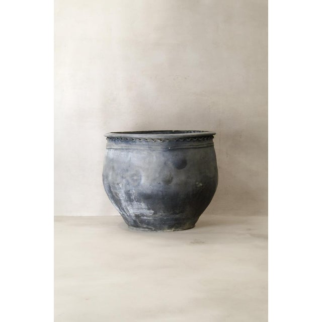 Big Grey Asian Pots For Sale - Image 4 of 6