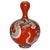Red Japanese Cloisonne Enamel Red Gourd Shaped Dragon Vase Meiji For Sale - Image 8 of 10