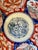 Antique Imari Hand-Painted Serving Bowl on Wood Base For Sale In New York - Image 6 of 12