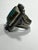 1990s Henry Calladito, Sterling Silver and Turquoise Native American Ring, Size 9 For Sale In South Bend - Image 6 of 6