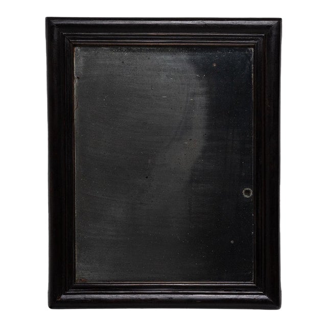 Chinese Spoiled Glass Wall Mirror, C. 1900 For Sale