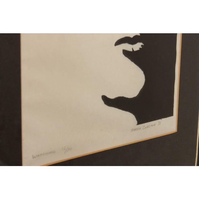 Metal Karen Corchin Limited Edition Print, 'Watching' For Sale - Image 7 of 12
