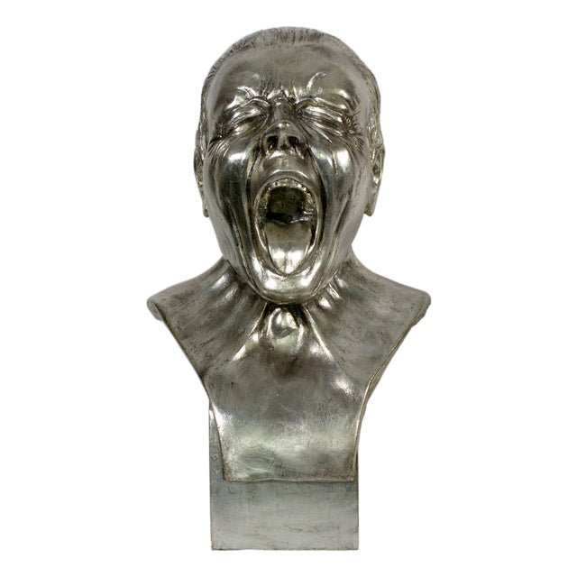 After Frank Xaver Masserschmidt, Yawning Bust, Wax For Sale
