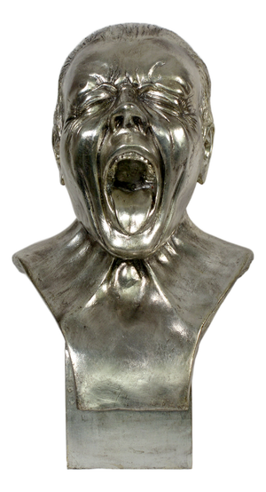 After Frank Xaver Masserschmidt, Yawning Bust, Wax