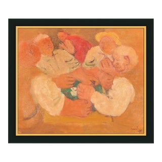 1960s Joueurs De Cartes, Maurice Louis Savin For Sale