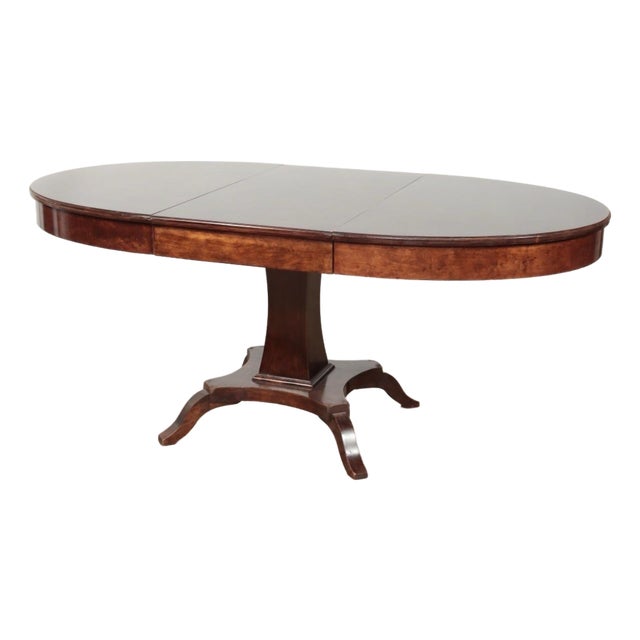 Mid 20th Century Classical Style Birch Breakfast Dining Table For Sale