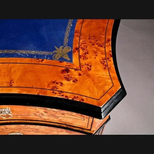 20th Century English Style Writing Table in Beech For Sale - Image 9 of 13