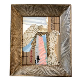 Original Contemporary Collage Portal Series “ True Value” by Judy Henn For Sale