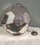 This beautiful large glass paneled chandelier with acid patina is sure to light up any room as one of the main focal...