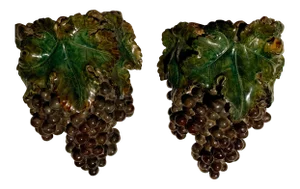 Vintage Hanging Grape Clusters - Perfect for the Wine Cellar
