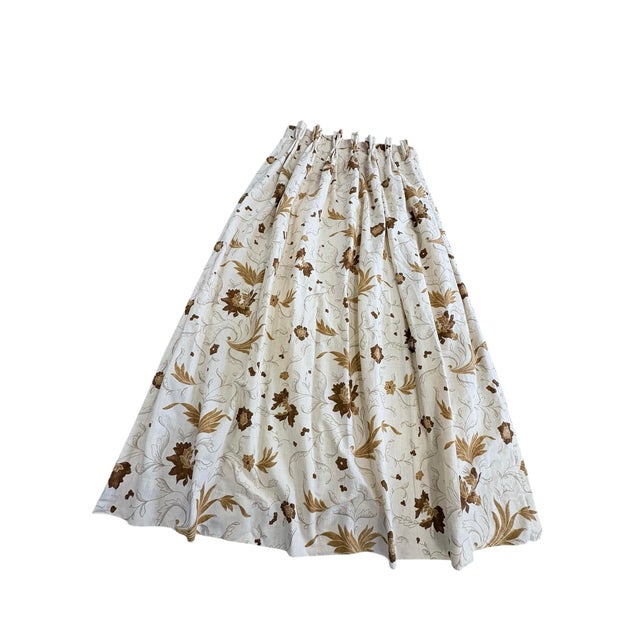 Custom Lee Jofa Floral Pinch Pleat Curtains - 2 Panels 76” For Sale In New York - Image 6 of 12