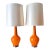 Robert Abbey for Jonathan Adler Capri Glass Lamps - a Pair For Sale