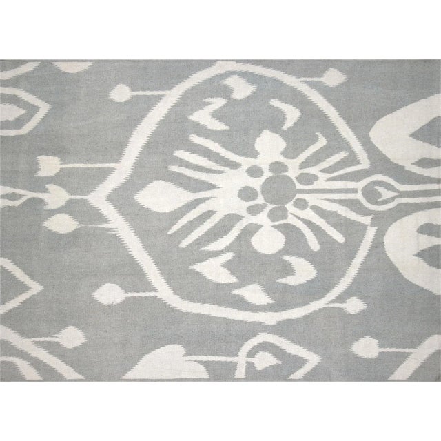 2010s Contemporary Ikat Design Kilim For Sale - Image 5 of 5