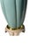 Metal 1970s Blue-Green Ginger Jar Table Lamps With Brass Accents - a Pair For Sale - Image 7 of 7
