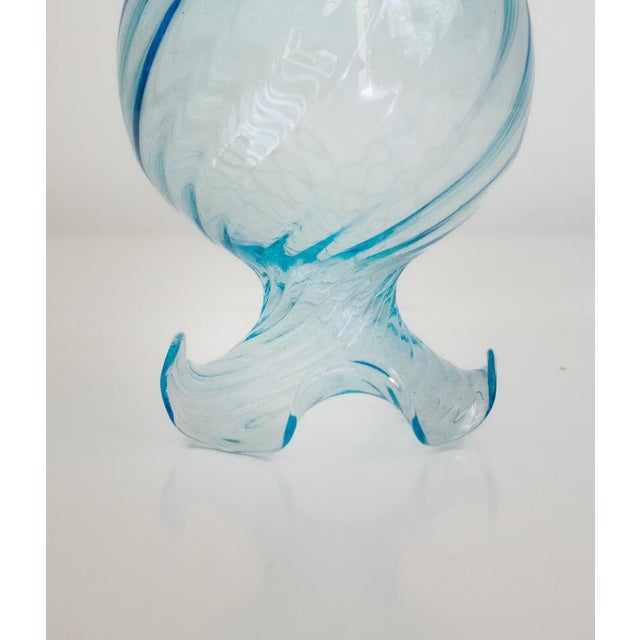 Murano Vases in Acquamare from Ribes the Art of Glass, Set of 2 For Sale - Image 12 of 13