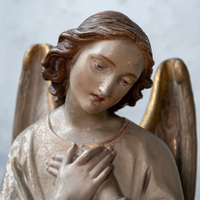 Plaster Altar Angels, 19th Century Chairish