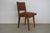 Jens Risom Dining Chairs in Oak Wood and Leather attributed to Jens Risom for Knoll International, 1950s, Set of 4 For Sale - Image 4 of 18