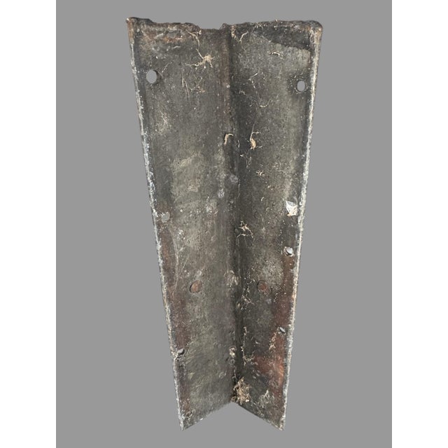 Black Early 20th Century Primitive Wrought Iron Country Folk Art Figural Rooster Weathervane For Sale - Image 8 of 12