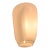 1970s Vistosi Large Balloon Form White Glass Table Lamp For Sale